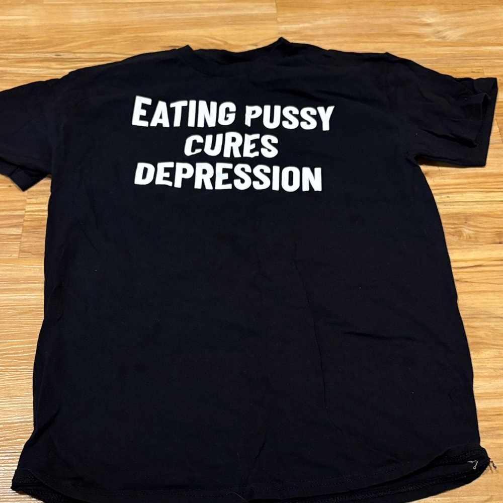 Men's Black Graphic T-Shirt